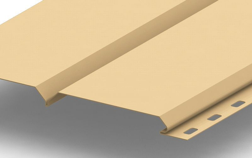 Сайдинг металлический L -Брус Norman MP ПЭ- RALL 1014 Слоновая кость, 0.5мм