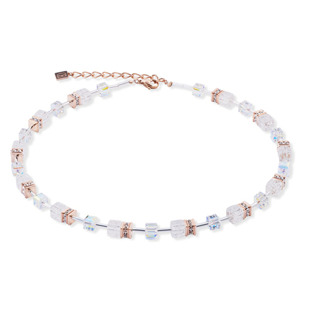 Колье Coeur de Lion White-Rose Gold 3018/10-1425