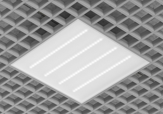 Светильник LED ДВО Грильято 35Вт 3000К 4500Лм Призма IP54 588х588х40мм DARKLUM