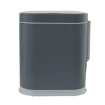 Ведро мусорное с ёршиком, сенсорное, JAH-6712, 8л (серый)