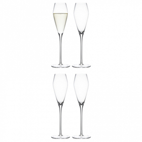 Набор бокалов для шампанского Flavor, 260 мл, 4 шт.