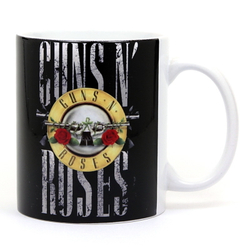 Кружка Guns N' Roses надпись на лого с 2-х сторон (413)