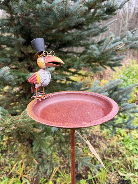 Кормушка декоративная "Ворон" 22x19,5x127 см