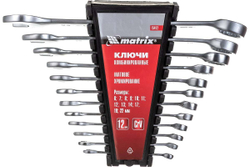 Набор комбинированных ключей 6 - 22 мм MATRIX 15412
