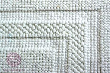 Коврик для ванной 55х75 Luxberry Универсальный белый