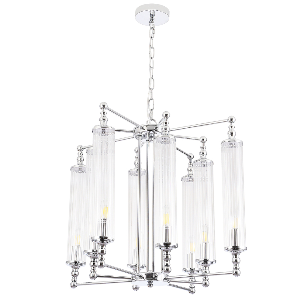 Люстра Crystal Lux TOMAS SP8 D650 CHROME