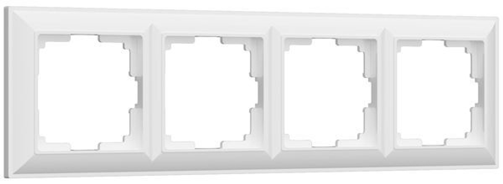 Рамка на 4 поста Fiore (белый)