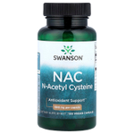 Swanson Vitamins, NAC, 600 мг, 100 веганских капсул