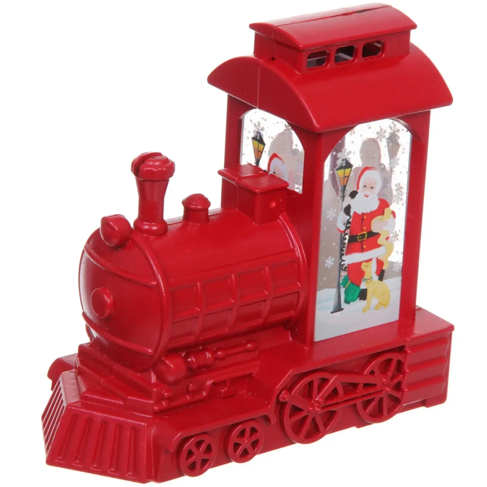 Сувенир с подсветкой «Волшебный экспресс» 12,5*11,5*5,5 см, Красный