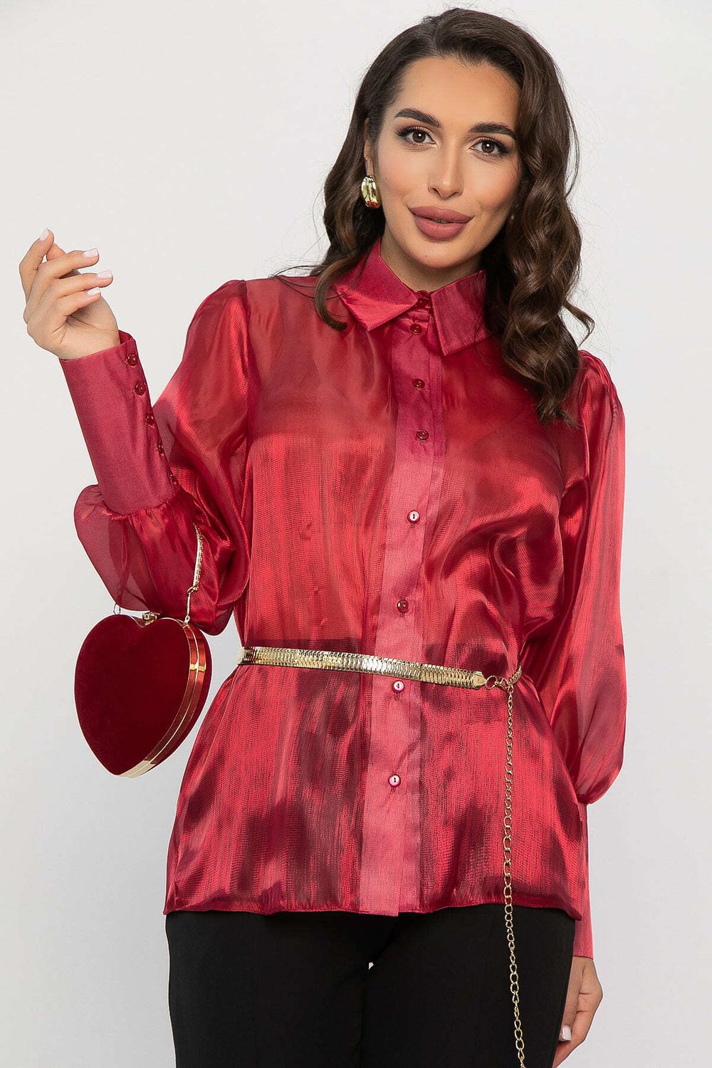 Блуза Вернисаж (рубин) Б14316-34М LT Collection