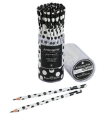 Карандаш ч/г НВ "ArtGraphix. Горох" корпус пластик. (BrunoVisconti)