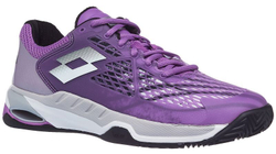 Женские Кроссовки теннисные Lotto Mirage 100 Clay W - bellflower/all black/silver metal