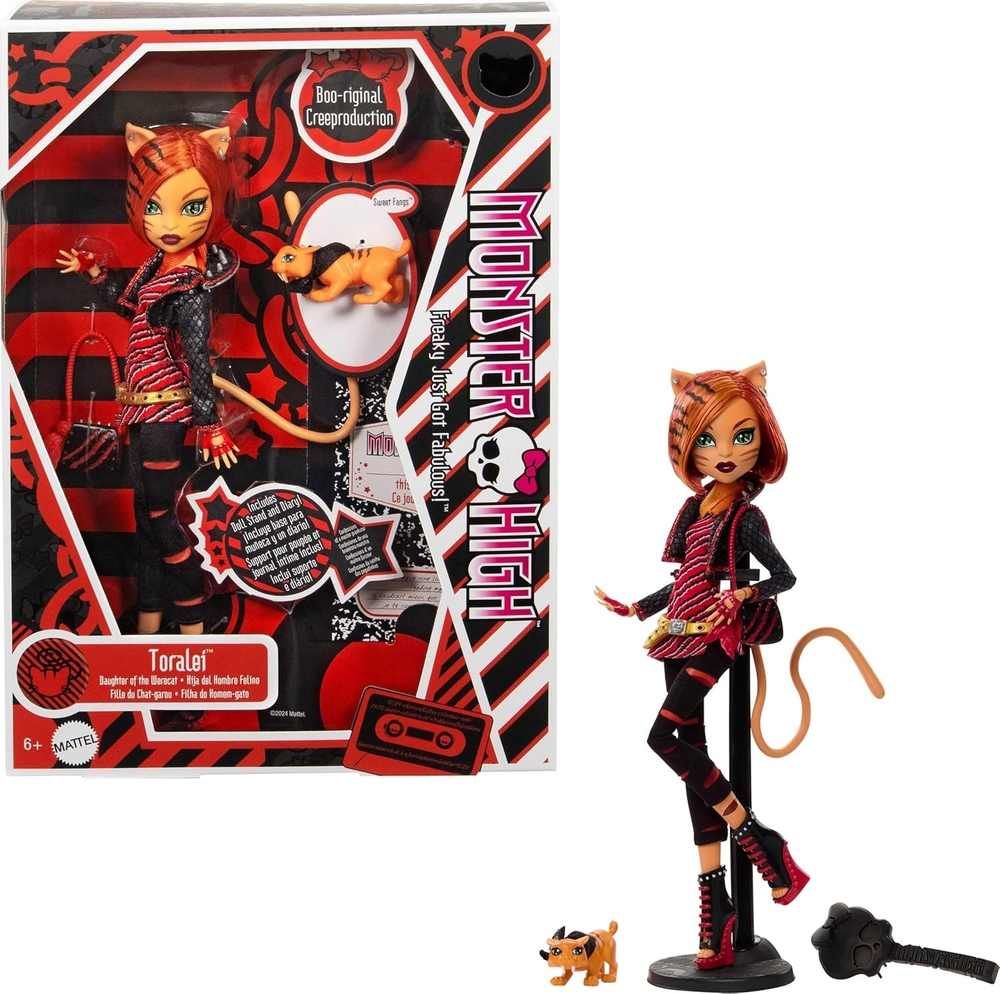 Кукла Monster high Toralei Торалей Creeproduction 2025