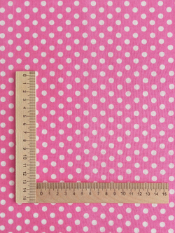 Ткань бязь плательная, рис. " Горох 6 мм", ширина 150 см, арт. 085