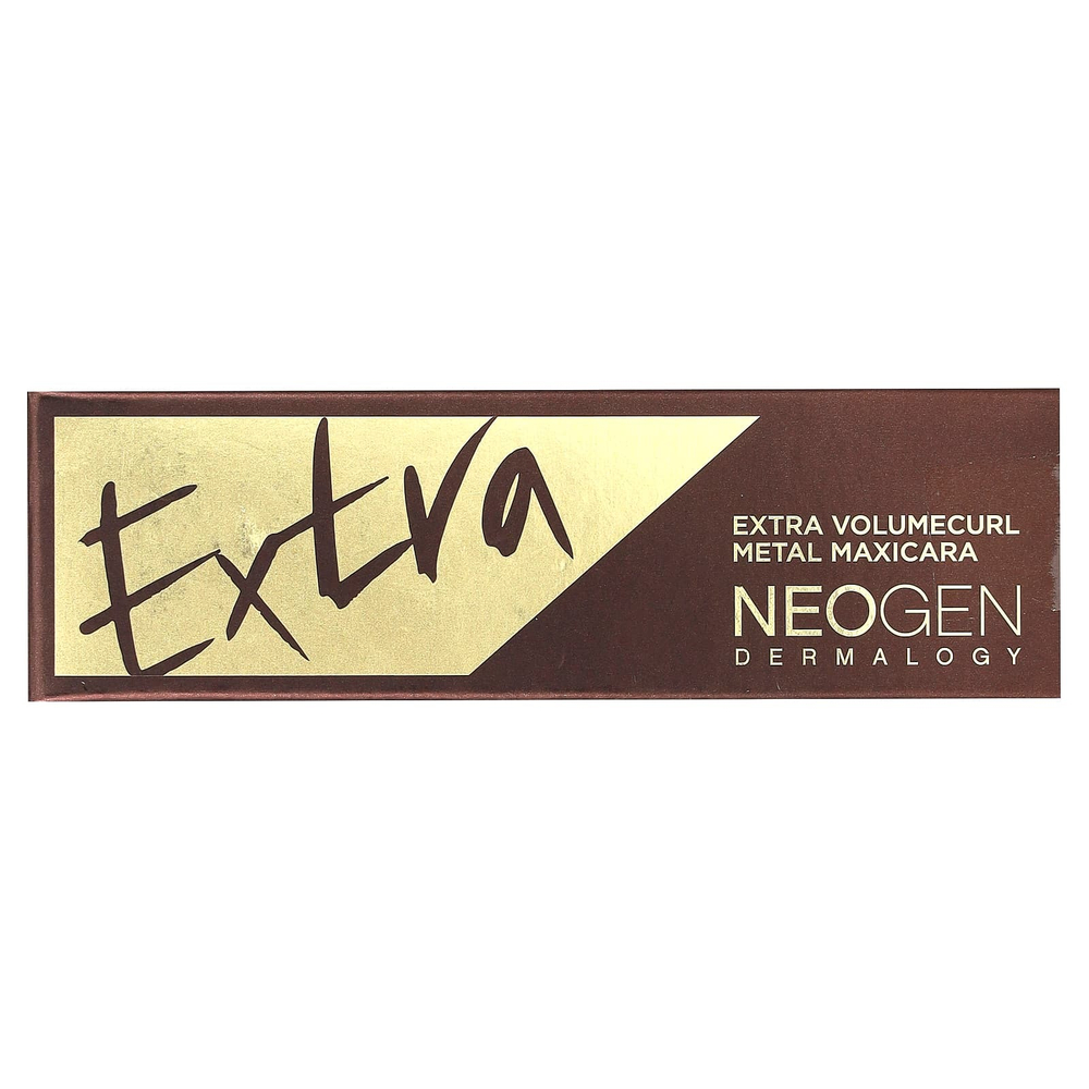 Neogen, Extra Volumecurl Metal Maxicara, сменный блок, оттенок 02 коричневый, 4 мл (0,13 жидк. унции)