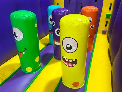 Коммерческий надувной батут «Звёздное приключение» 12*6*9 м