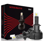 Автолампа LED Н 1 к-т NTS (вентилятор) С10 90W 4300K 4500Lm  (С10-H1-4500K)