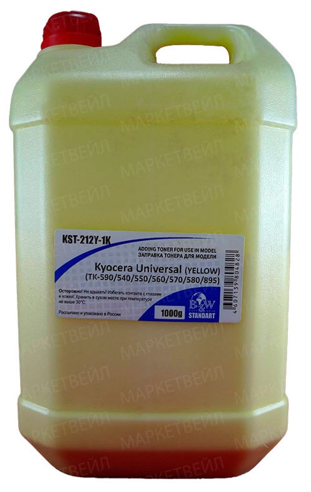 Тонер для Kyocera Universal (TK-590/540/550/560/570/580) Yellow 1кг. B&amp;W Standart (Tomoegawa)