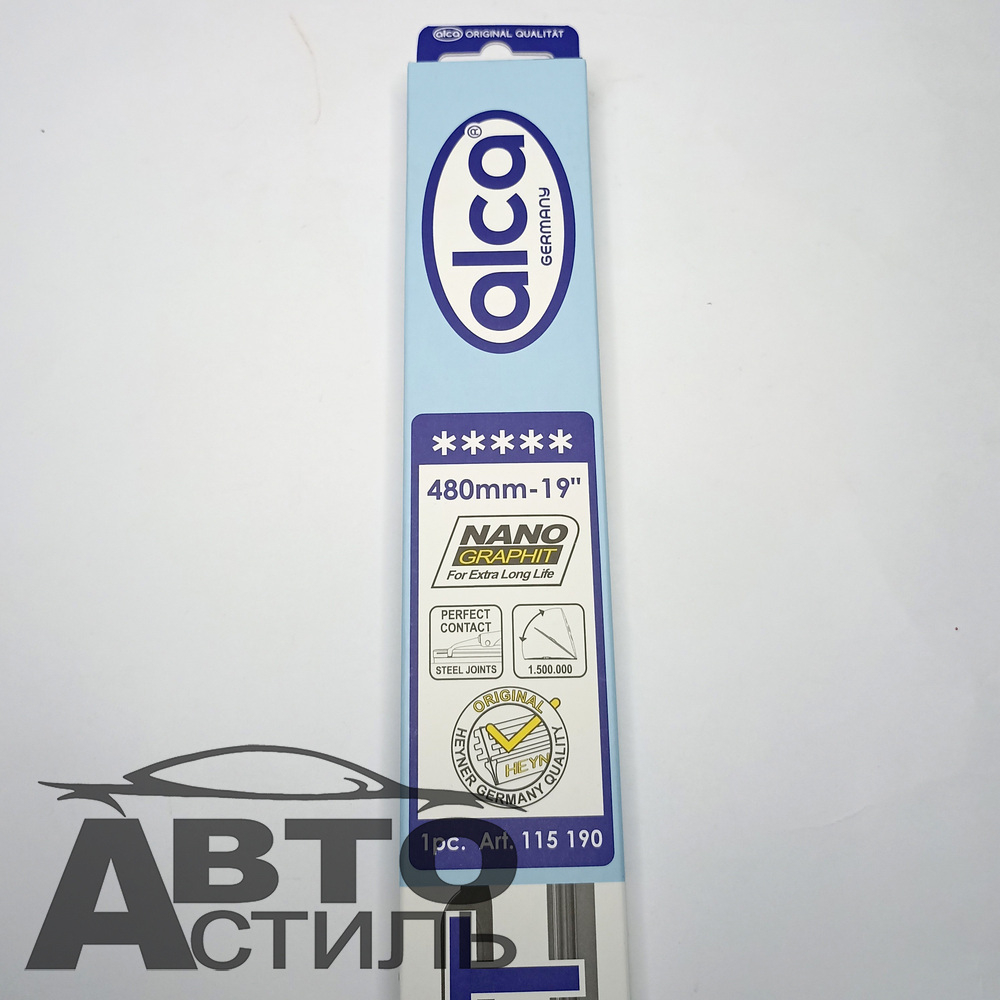 Щетка дворника 480мм  АЛКА START силикон/графит 115-19