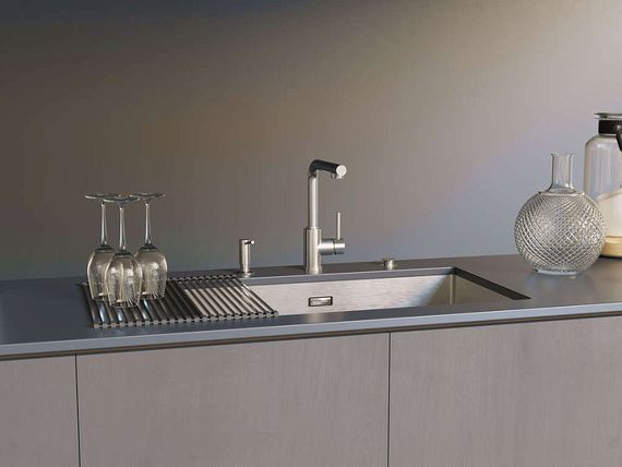 Смеситель Omoikiri Nakagawa 2 Plus-WH латунь/белый