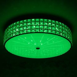 Citilux Портал CL32418G1 LED RGB Люстра хрустальная с пультом Хром