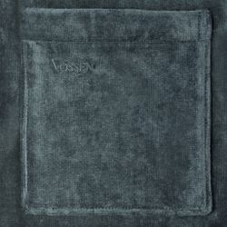 Халат махрово-велюровый Vossen Feeling 740 flanell серый