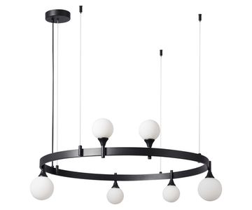 07808-6,19 Люстра Бьянки черный G9 6*7W