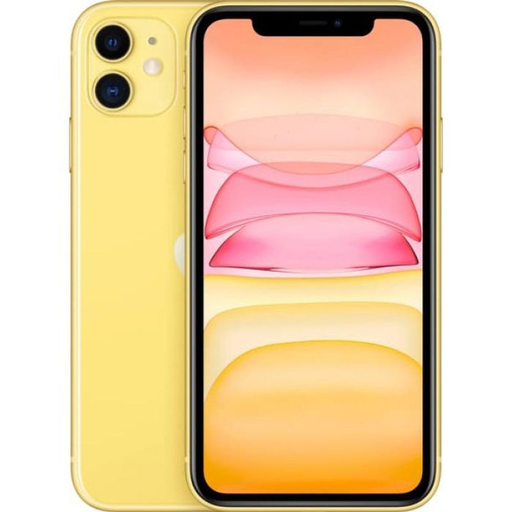Смартфон Apple iPhone 11 64 ГБ, желтый