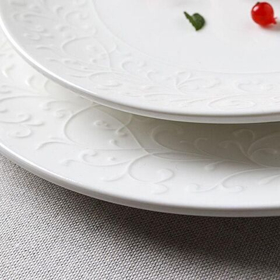 Тарелка «Жасмин» мелкая;фарфор;D=16см;белый (Цвет: белый)