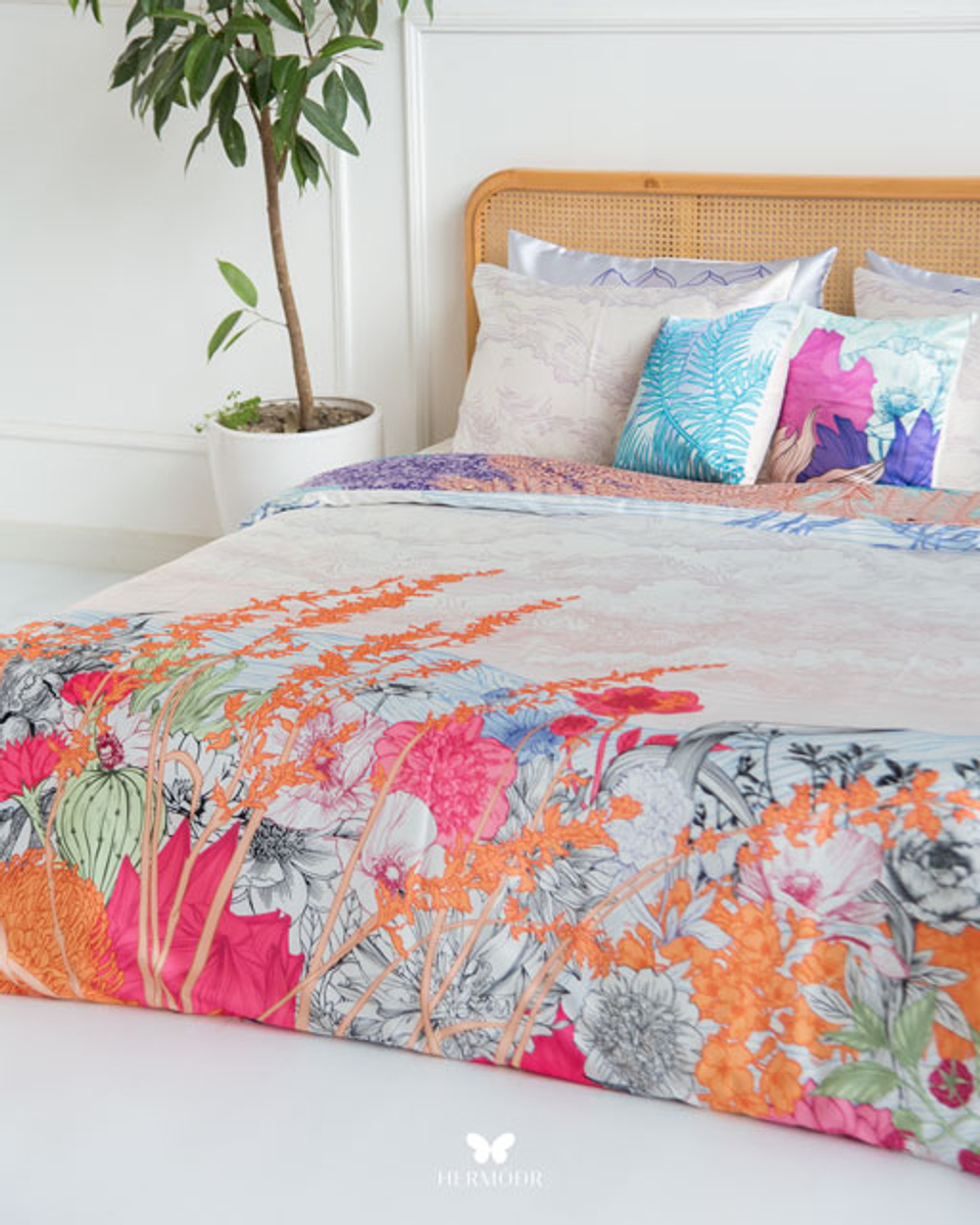 Комплект постельного белья двуспальный Baltoos Hermodr 8 предметов 130220287 Иран