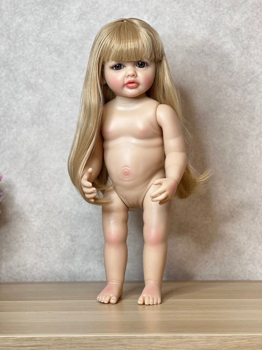 Кукла Реборн виниловая 55см в пакете (FA-542)