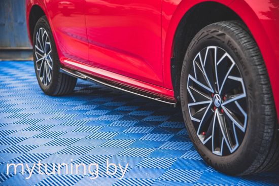 Сплиттеры накладок на пороги для SKODA Kamiq (19-...)