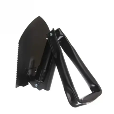 Лопата туристическая складная 60см в чехле, цвет черный