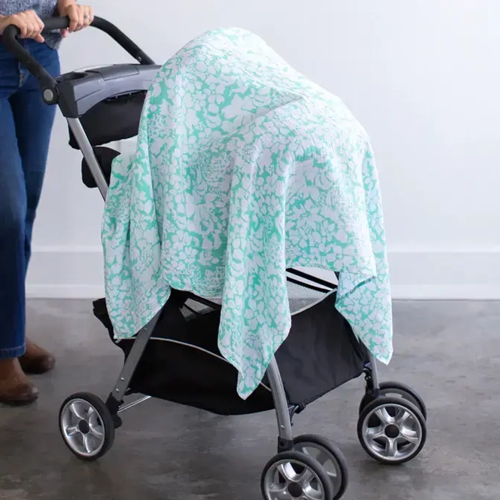SwaddleDesigns SD-476SC Набор пеленок маркизет SwaddleLite - Sweet Dreams, SeaCrystal