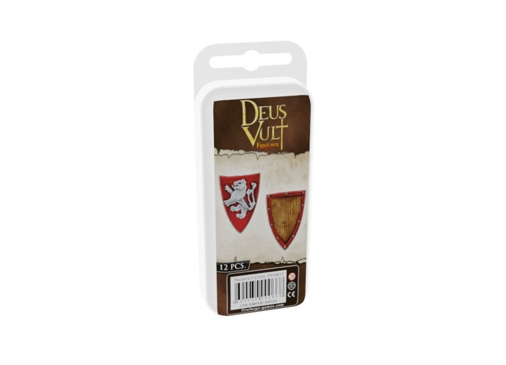 Lion Rampant Shields (12pcs.)