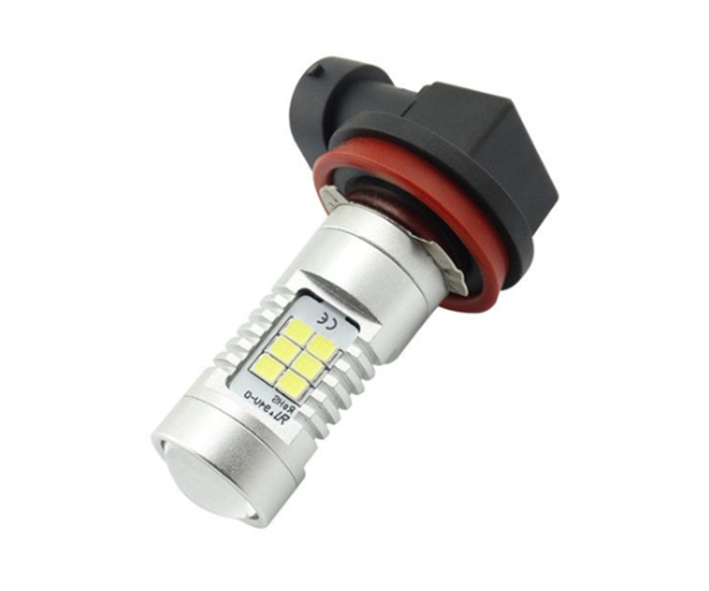 Светодиодная автолампа H8/H9/H11/16 4G21-2835-21SMD (JP) (белый), 1шт