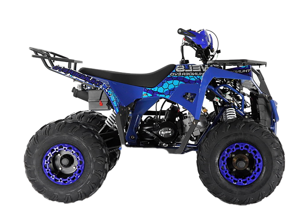Квадроцикл Wels Thunder EVO 125 черно-синий