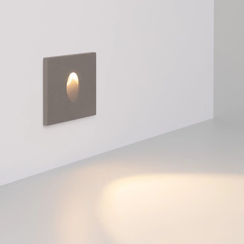 Светильник LT-TIE-S100-3W Warm3000 (GR, 45x70 deg, 230V) (Arlight, IP65 Бетон, 3 года) 050876