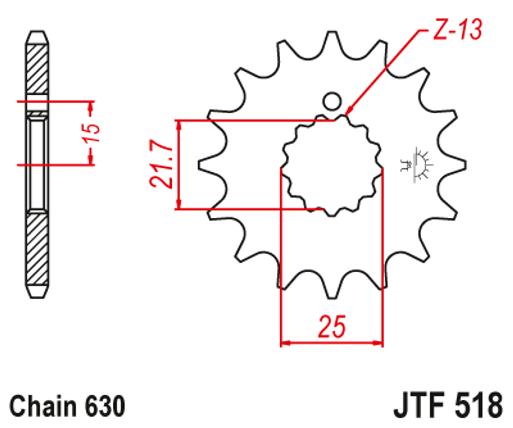 Звезда JTF518.16