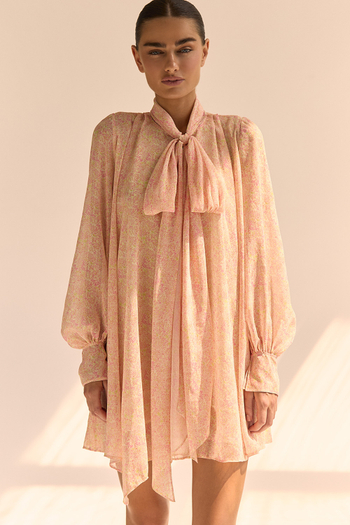 Платье с длинным рукавом BAHAMAS Жёлтый