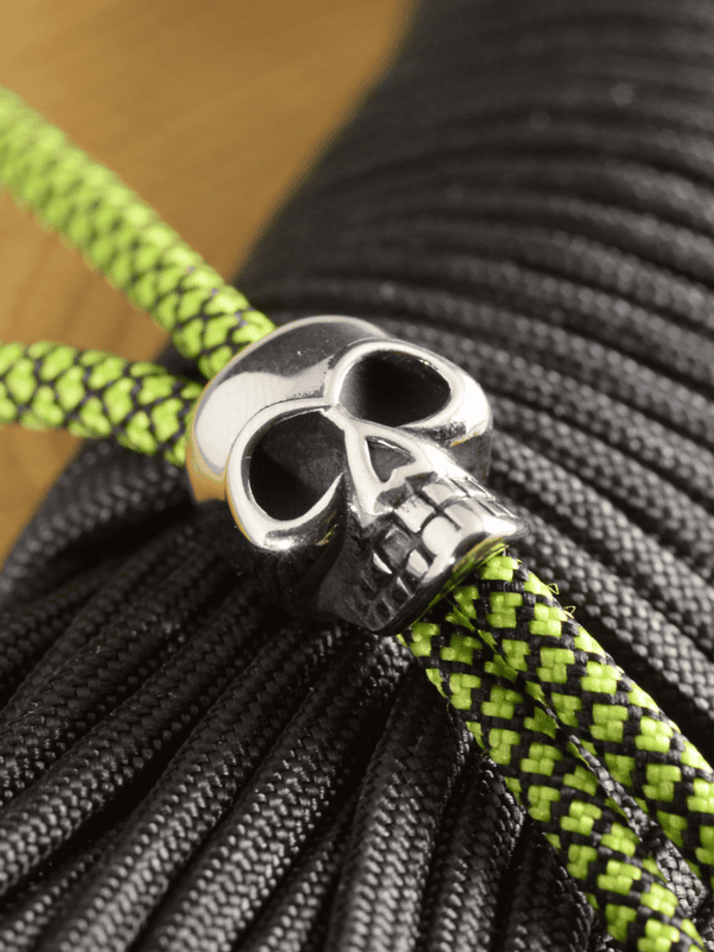 Бусина «Череп» из нержавеющей стали