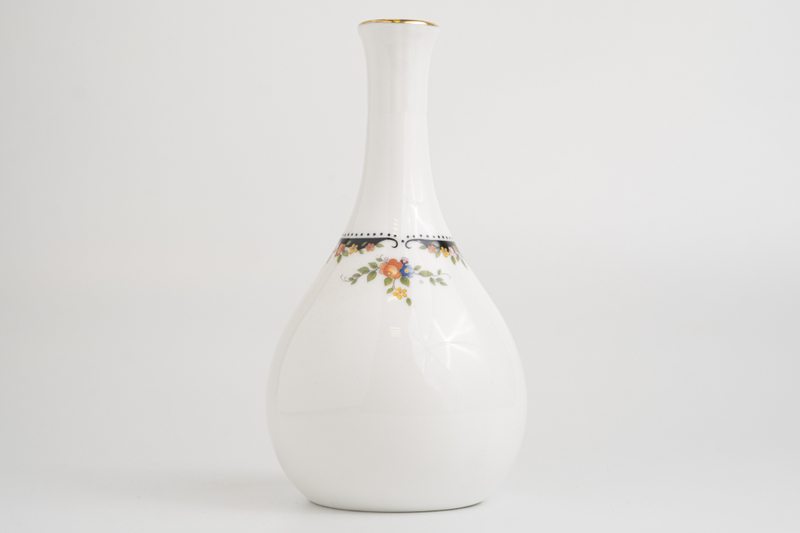 Вазочка из костяного фарфора с цветочным узором Osborne