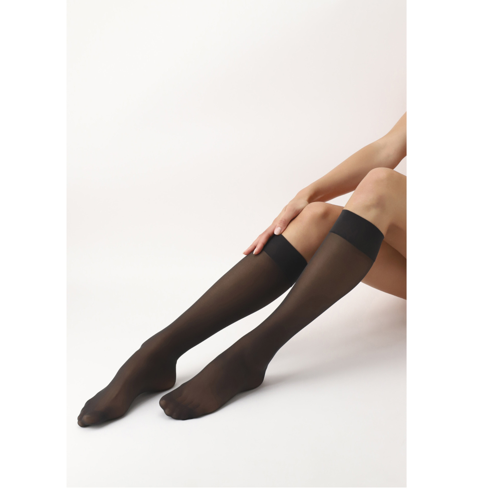 Женские гольфы темно-серые OROBLU Dolcevita, 40 ден Elegance&Comfort VOBC01055