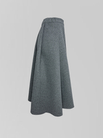 Костюм AS`Kins 245 однотонный утепленный из приталенного пиджака и юбки