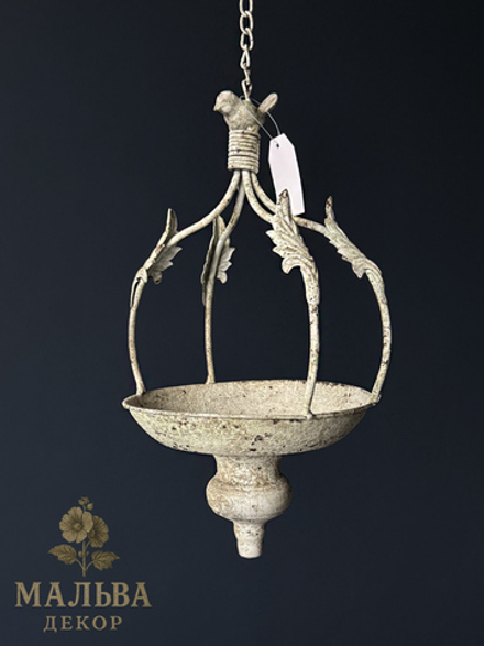 Жардиньерка подвесная "Птичка" CAMPO Home & Garden 20x18,5xH34 см + 50 см подвес