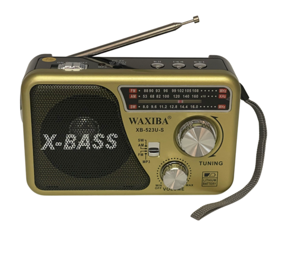 Радиоприемник Waxiba XB-523U-S MP3плеер+Solar panel
