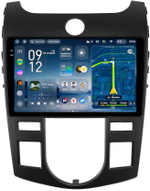 Магнитола для KIA Cerato 2 2008-2013 (климат, рамка черная) - Teyes CC4-PRO монитор 9.5" 2K QLED на Android 13, Snapdragon 778G, AI, CarPlay, DSP, 4G SIM-слот