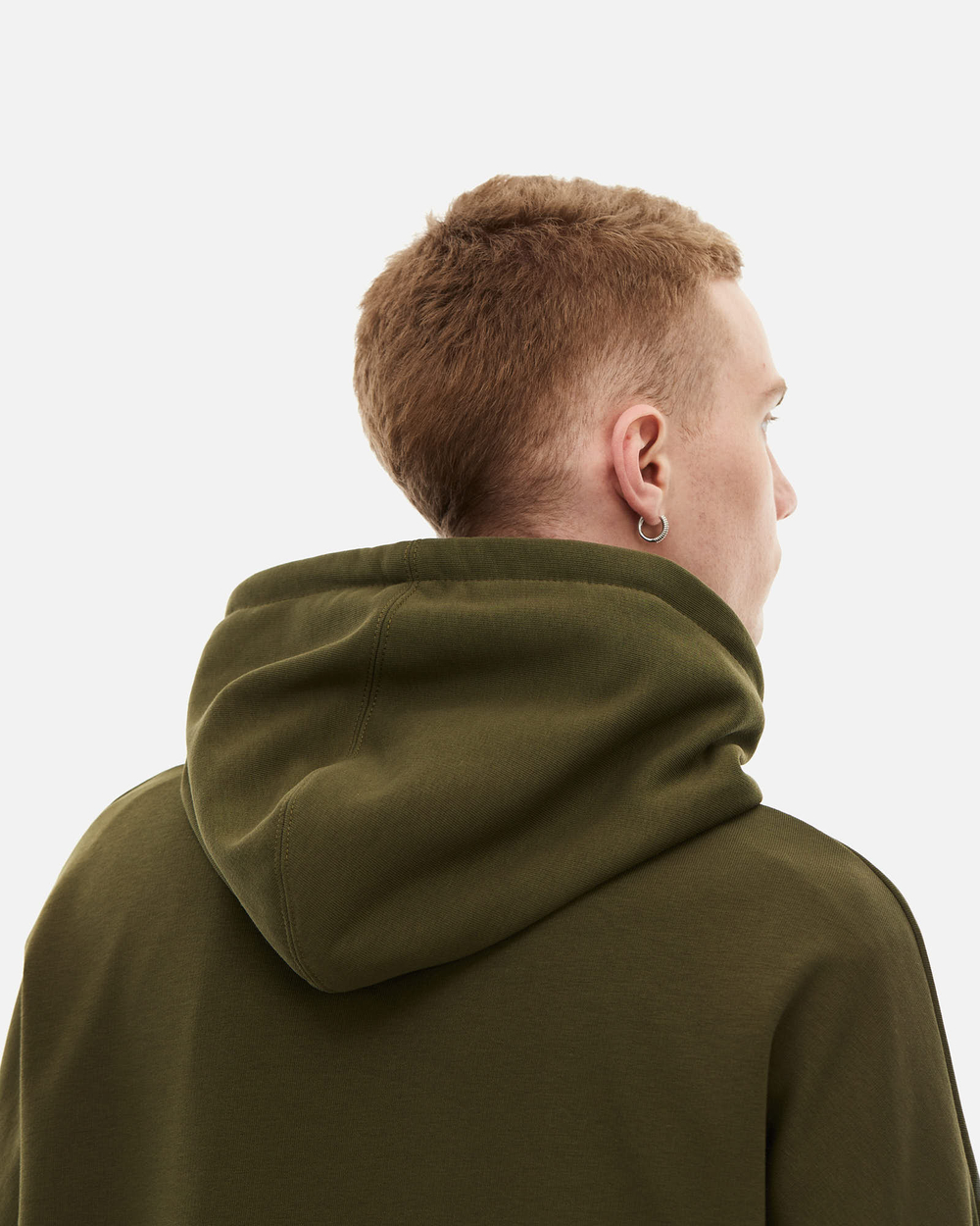 Худи ANTEATER Hoodie-Haki-White-Logo