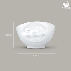 Чаша tassen laughing, 500 мл, белая
