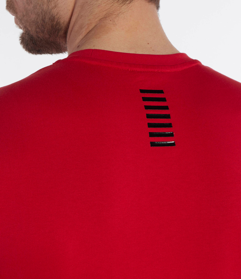 Худи EA7 - красный(8NPM52 PJ05Z)